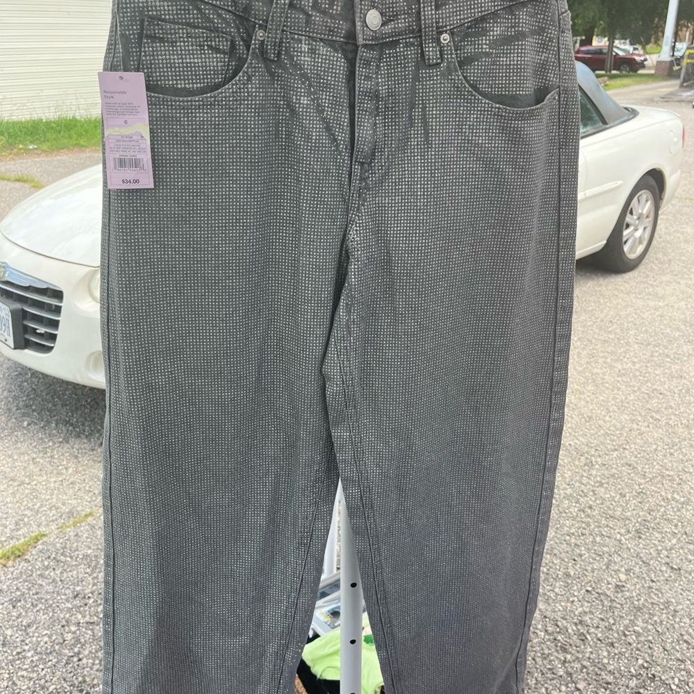 Wild Fable Gray Textured Jeans
